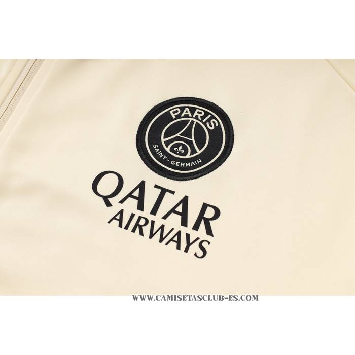Chandal de Chaqueta del Paris Saint-Germain Jordan Nino 24-25 Amarillo